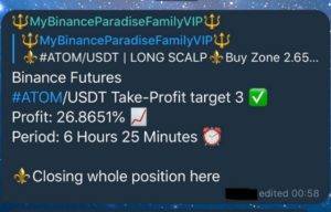 Prime Crypto Signals on Telegram | MyCryptoParadise 