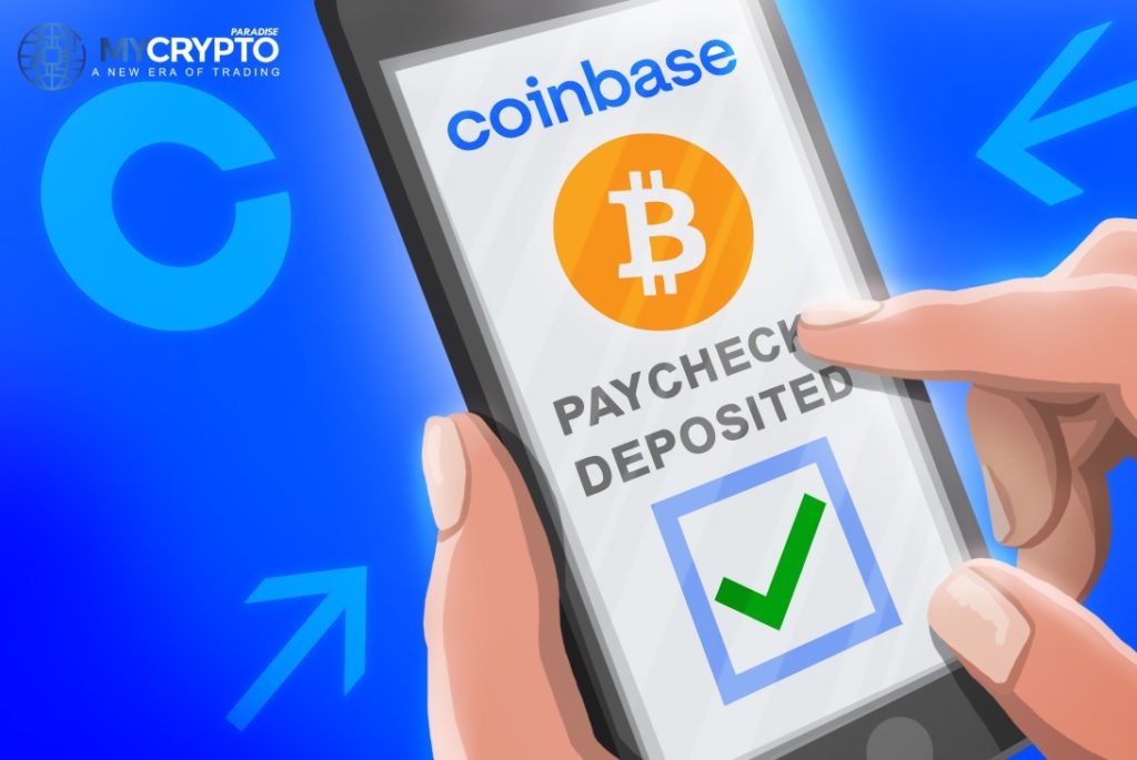 Coinbase’s direct deposit service