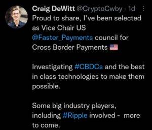 Ripple’s Craig DeWitt 