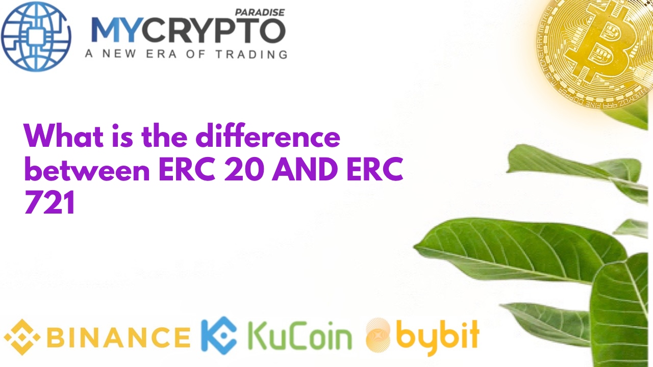 What is the difference between ERC 20 AND ERC 721