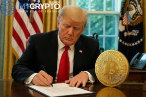 Donald Trump signs cryptocurrency executive order at White House, signaling new U.S. crypto regulation policy