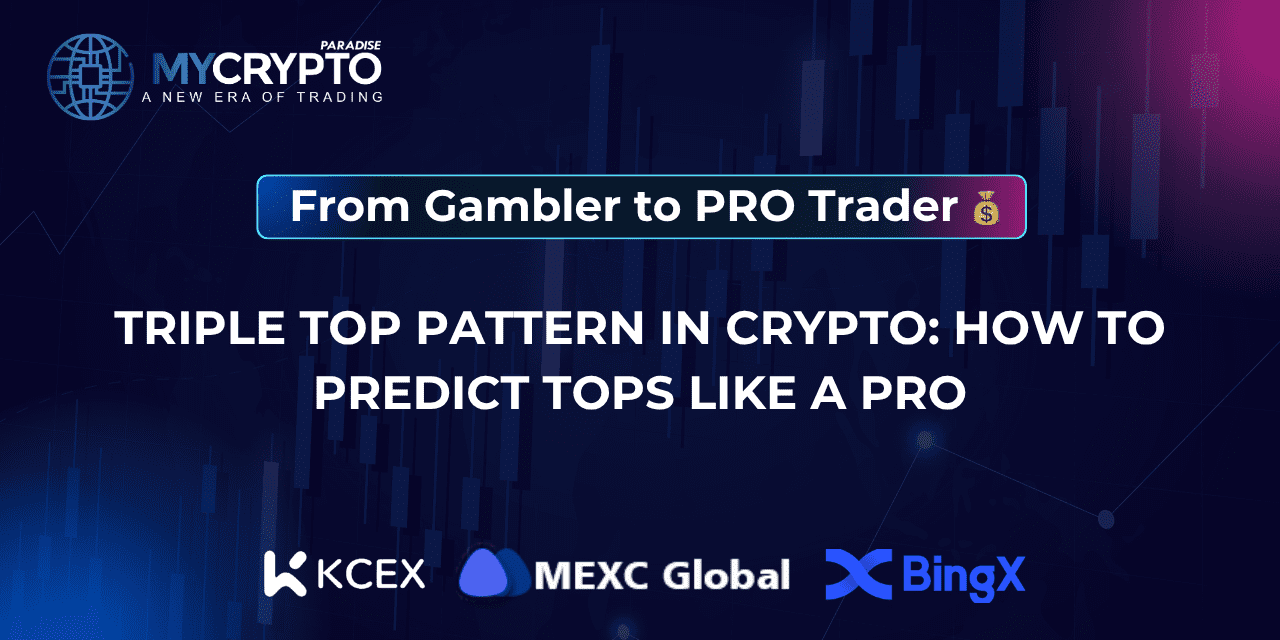 Triple Top Pattern in Crypto: How to Predict Tops Like a Pro