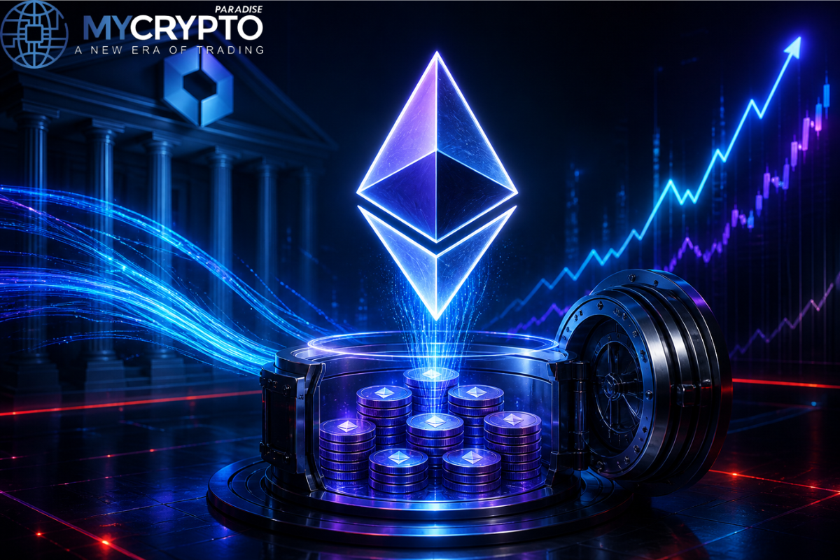 Futuristic Ethereum vault and data flow