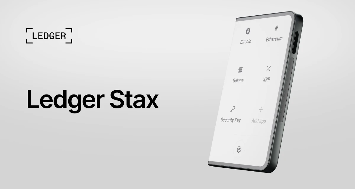 Ledger Stax hardware wallet
