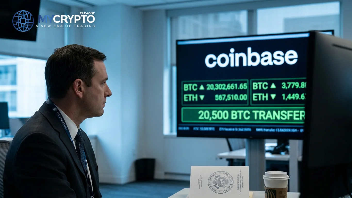 US government sends $12.36M in ETH, USDC to Coinbase