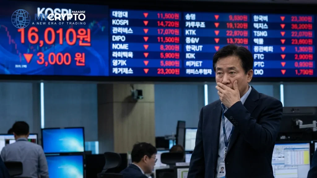 KOSPI halted for eighth time in 2026 after 8% plunge