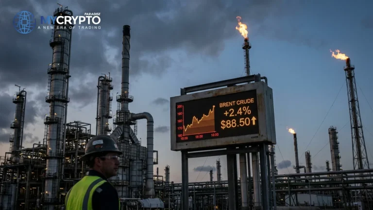 Brent crude hits $100 as crypto risk appetite cools