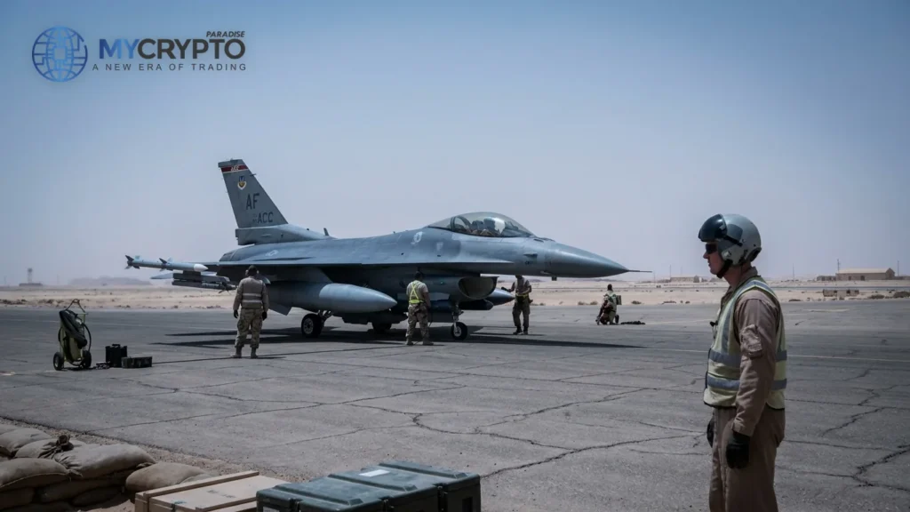 US fighter jets land in Jordan, crypto stays quiet