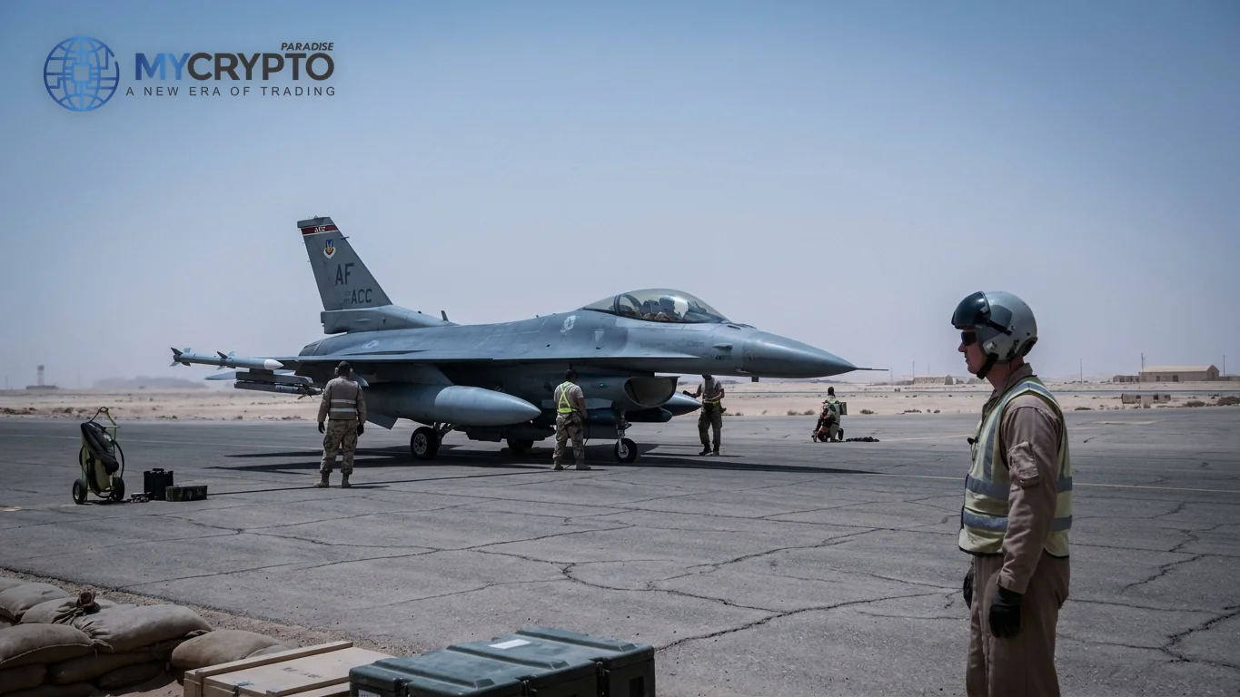 US fighter jets land in Jordan, crypto stays quiet
