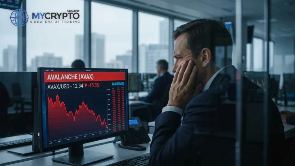 Avalanche treasury stock collapses 73%, AVAX holds firm