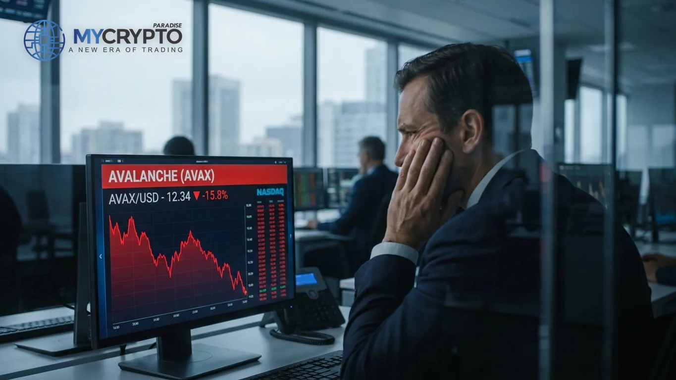 Avalanche treasury stock collapses 73%, AVAX holds firm