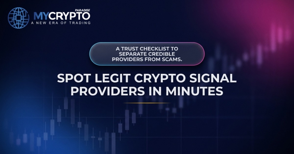 Spot legit crypto signal providers in minutes · MyCryptoParadise