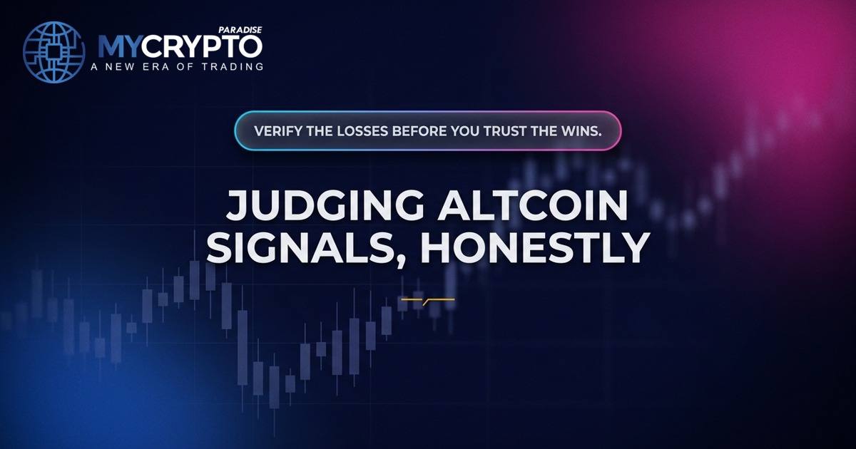 Judging altcoin signals, honestly · MyCryptoParadise