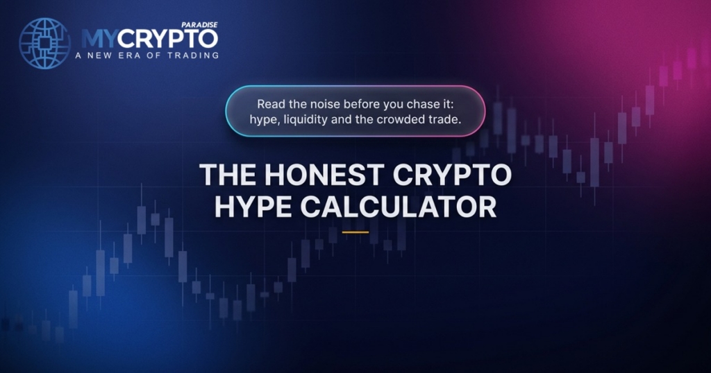 The honest crypto hype calculator · MyCryptoParadise