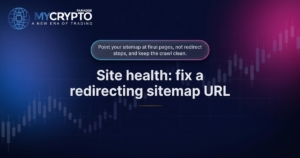 Site health: replace a redirecting sitemap URL with its final page