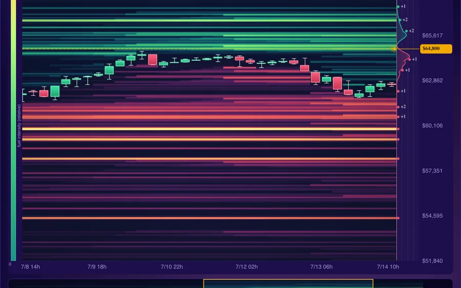 Live preview of the Liquidation Map insight