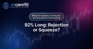 92% Long: Rejection or Squeeze? · MyCryptoParadise