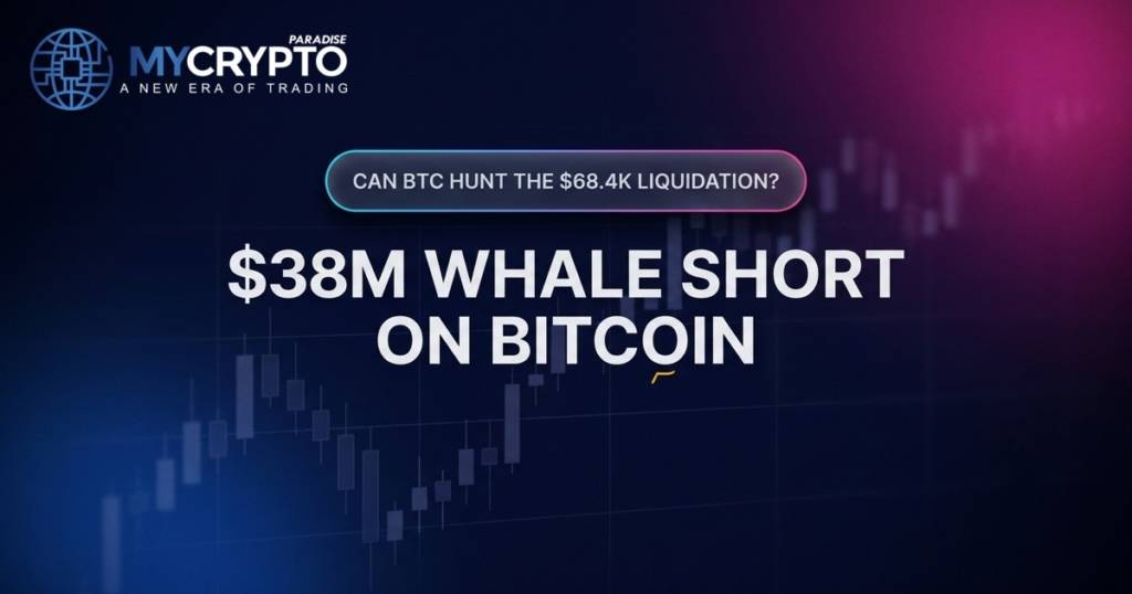 $38M Whale Short on Bitcoin · MyCryptoParadise