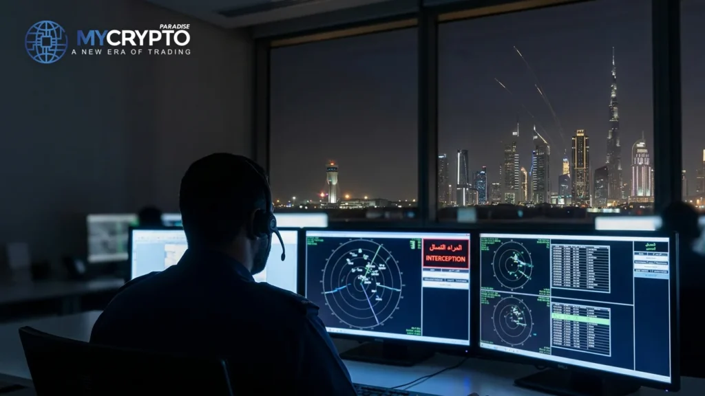 Iran missiles toward UAE test crypto's fragile calm