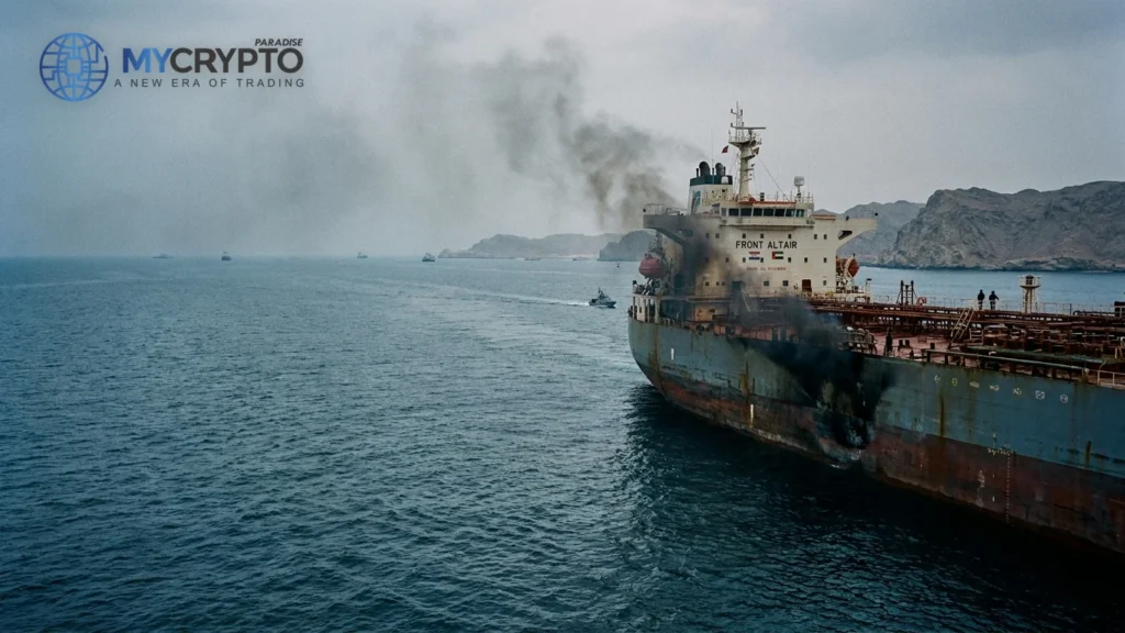 Strait of Hormuz drone strike rattles oil, not Bitcoin