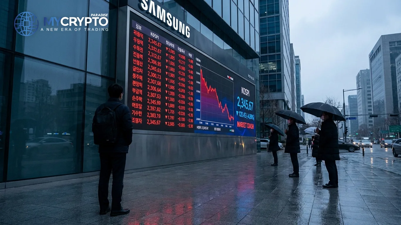 South Korea's KOSPI crashes 6% as chip selloff hits Asia