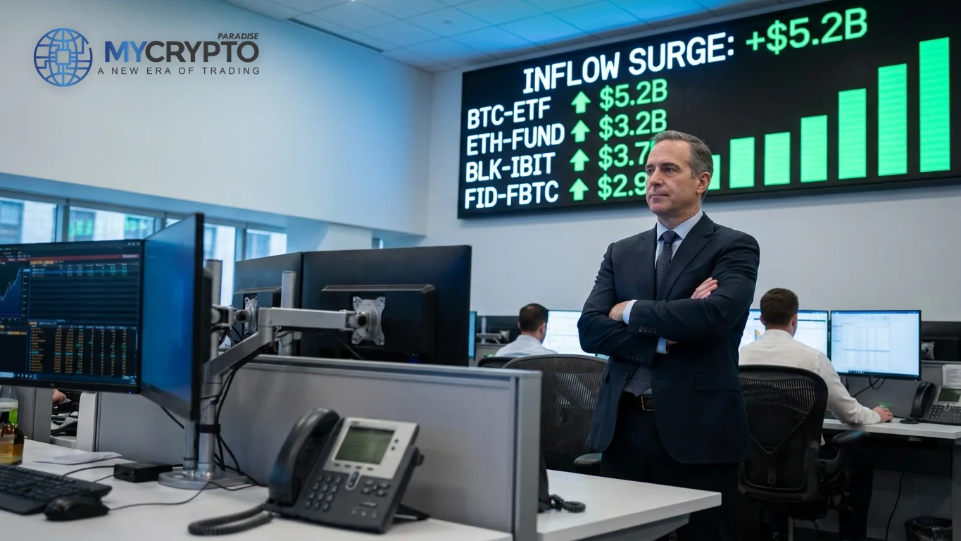 US ETF inflows hit record $1.2 trillion, and crypto watches