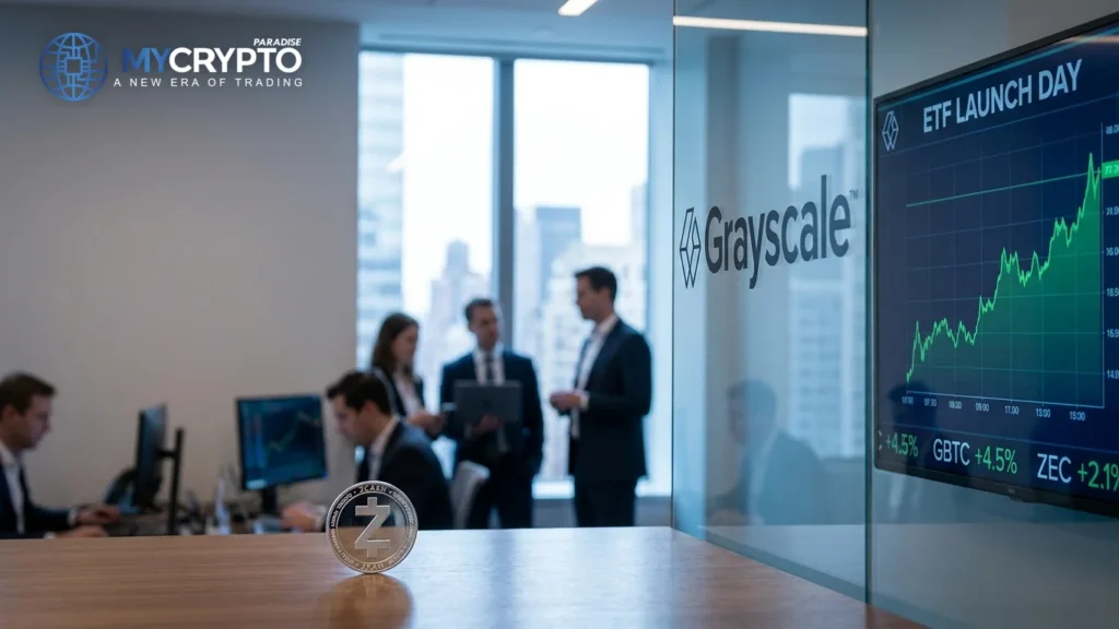 Grayscale lists first US spot Zcash ETF as ZEC jumps 40%