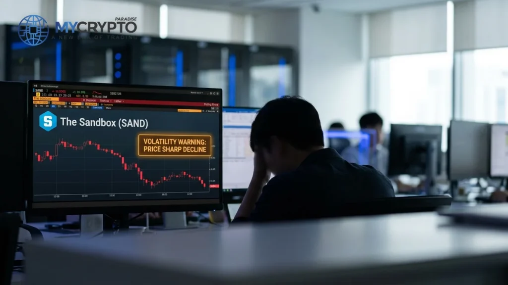 Upbit and Bithumb flag The Sandbox as a caution asset