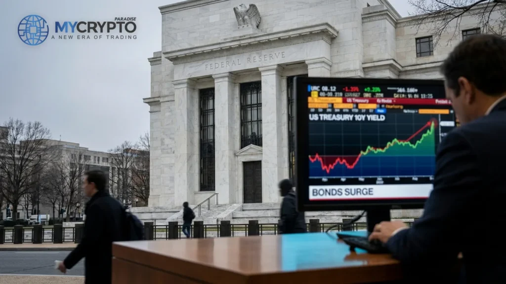 Bond yields surge as the Fed decision moves into focus