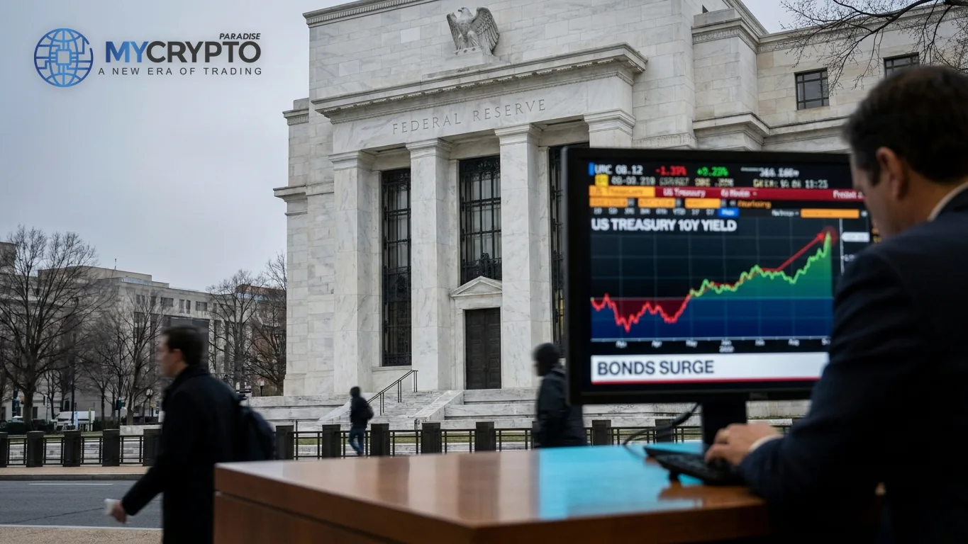 Bond yields surge as the Fed decision moves into focus
