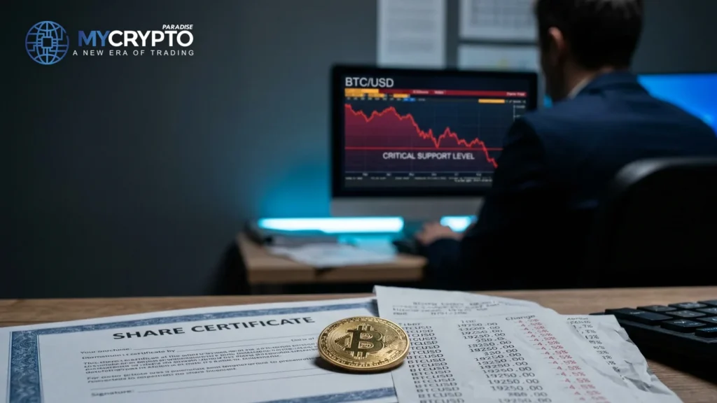 Bitcoin’s biggest holders are swapping coins for shares