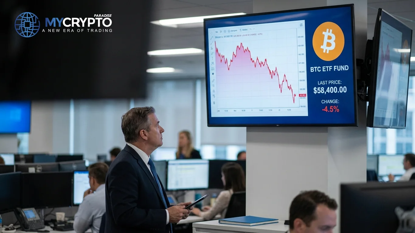 Bitcoin ETF outflows snap a five-day inflow streak