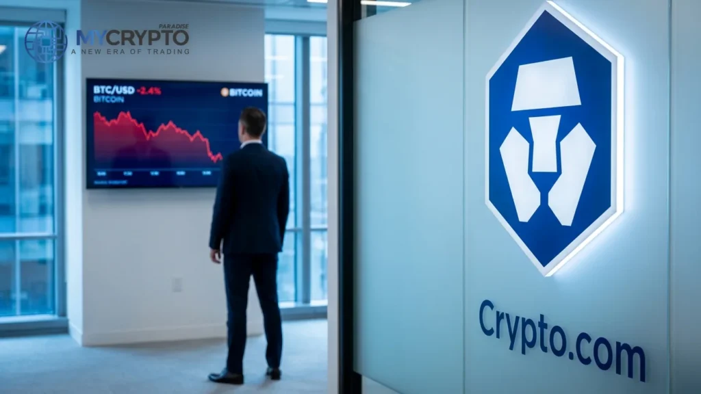 Trump Media moves 2,628 BTC to Crypto.com amid $555M loss