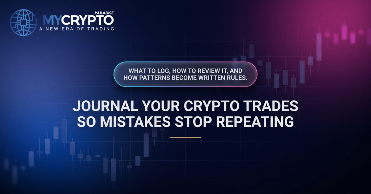 How to journal your crypto trades so mistakes stop repeating