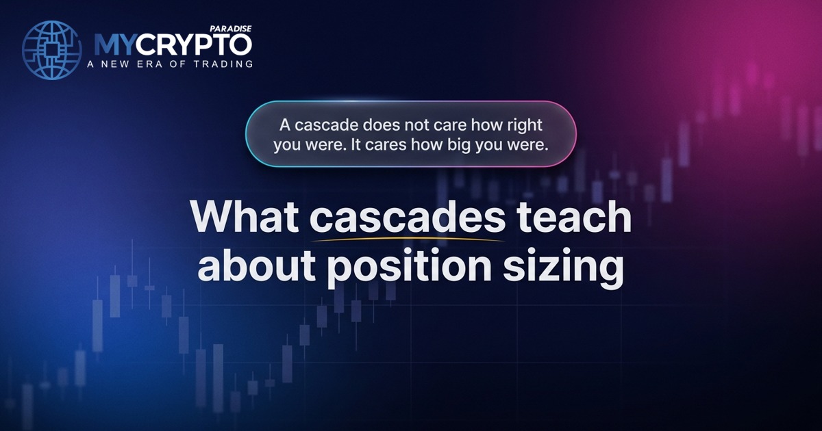 What liquidation cascades teach you about position sizing