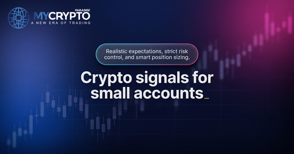How to use crypto signals with a small trading account