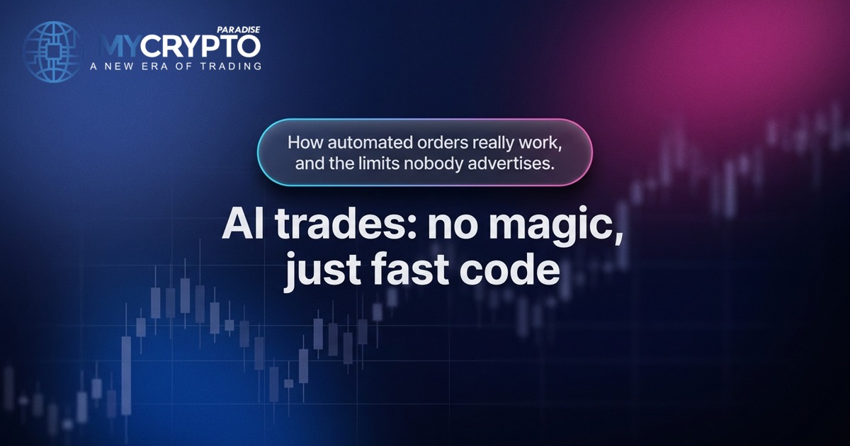 AI trades: no magic, just fast code · MyCryptoParadise