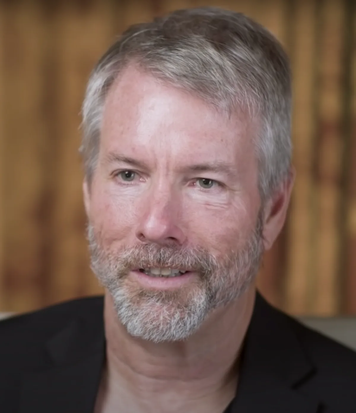 Michael Saylor speaking during an interview.