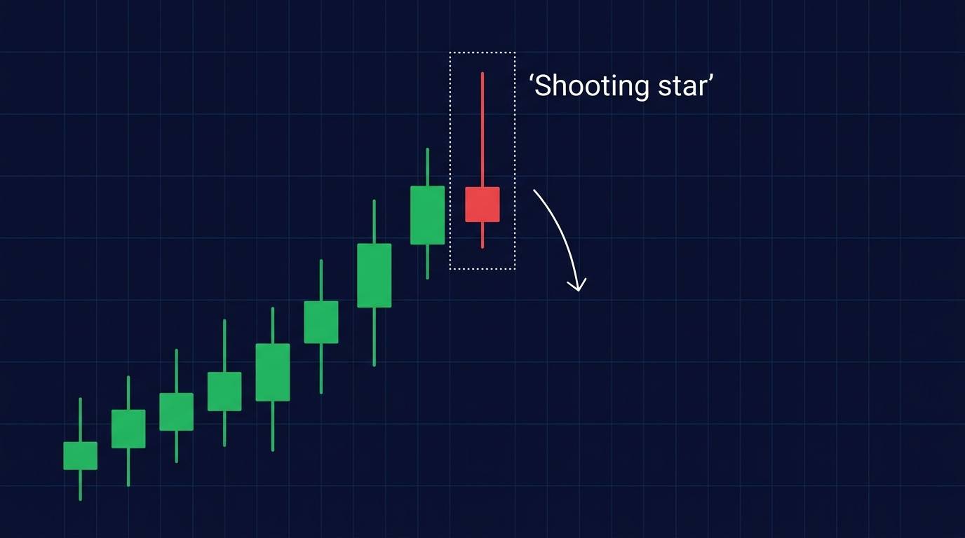 Shooting star pattern