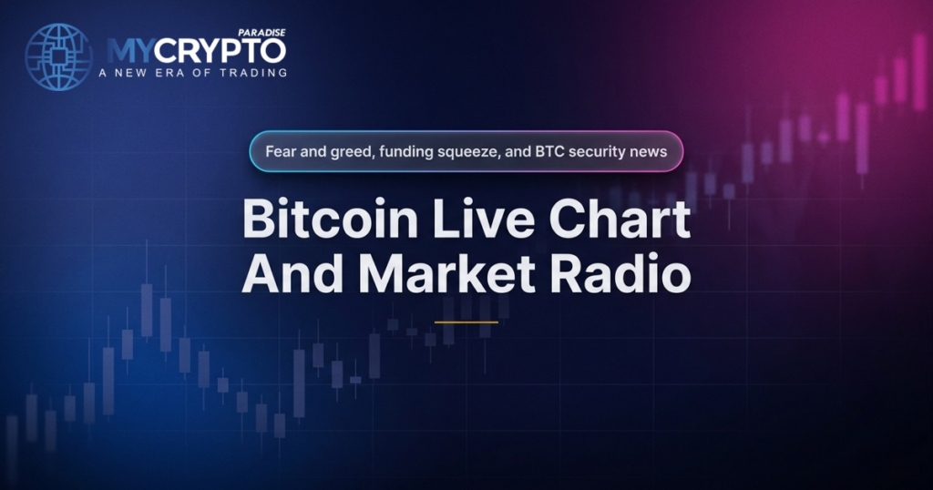 Bitcoin Live Chart And Market Radio · MyCryptoParadise
