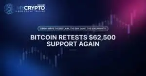 Bitcoin Retests $62,500 Support Again · MyCryptoParadise