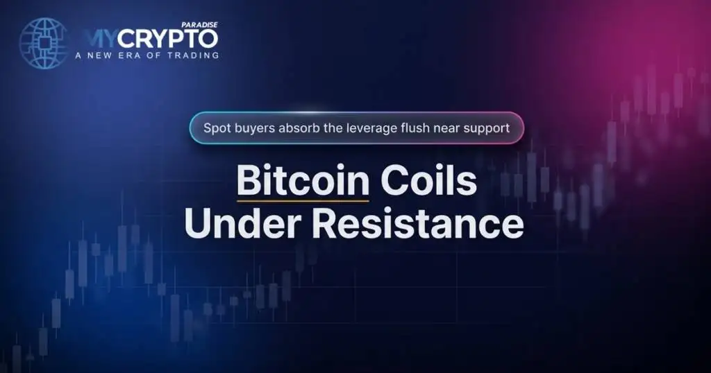 Bitcoin Coils Under Resistance · MyCryptoParadise