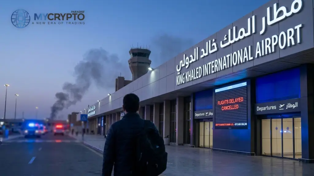 Missile hits Riyadh airport as Gulf conflict escalates