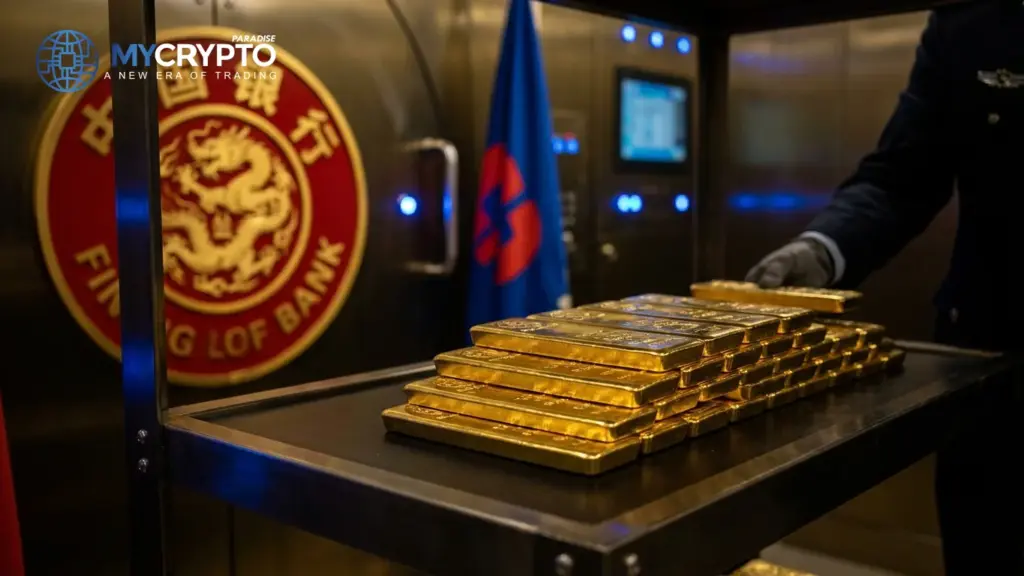China's central bank adds 20 tonnes to gold reserves