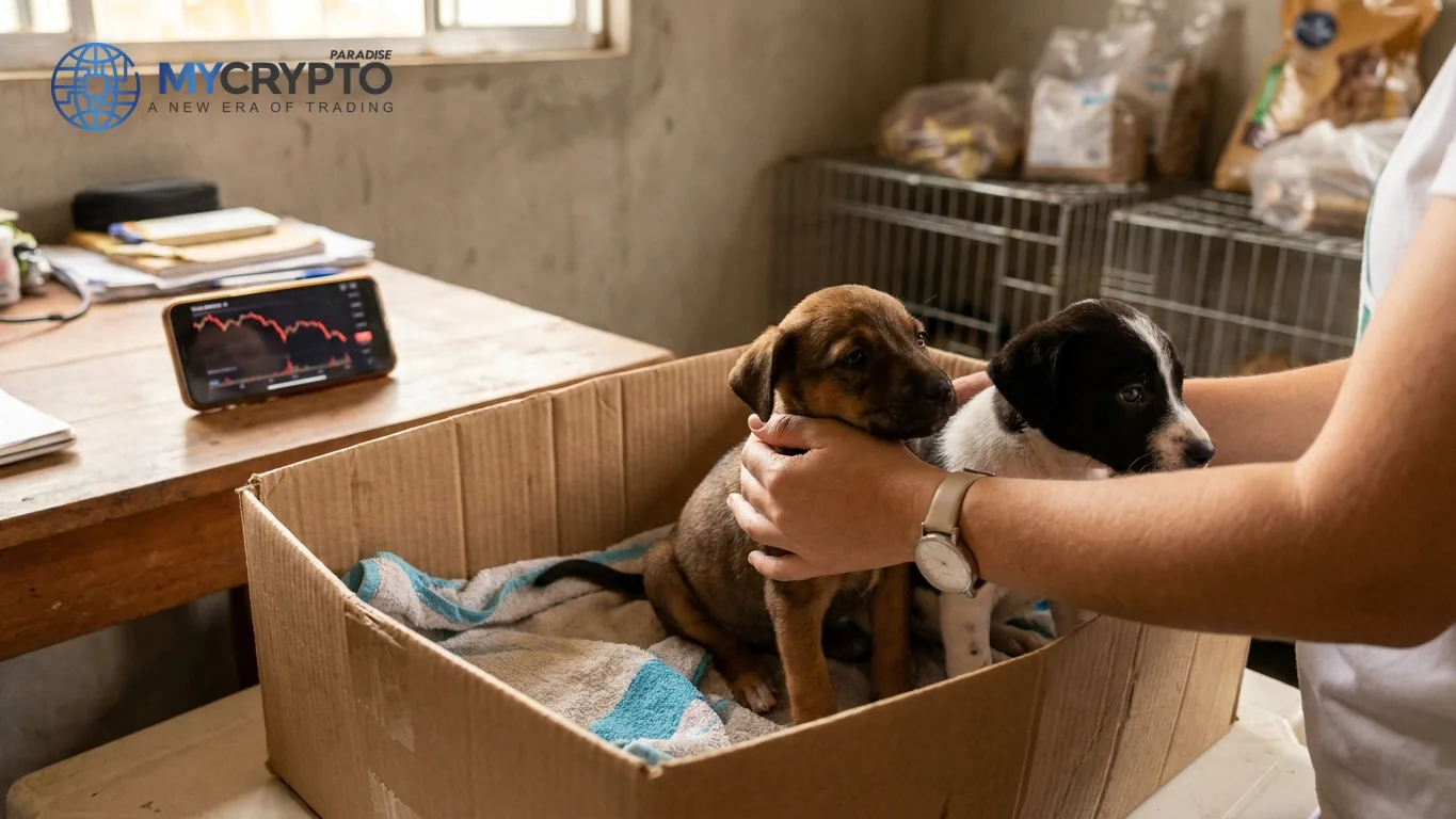 Baby Doge saves 12 puppies from euthanasia in Brazil