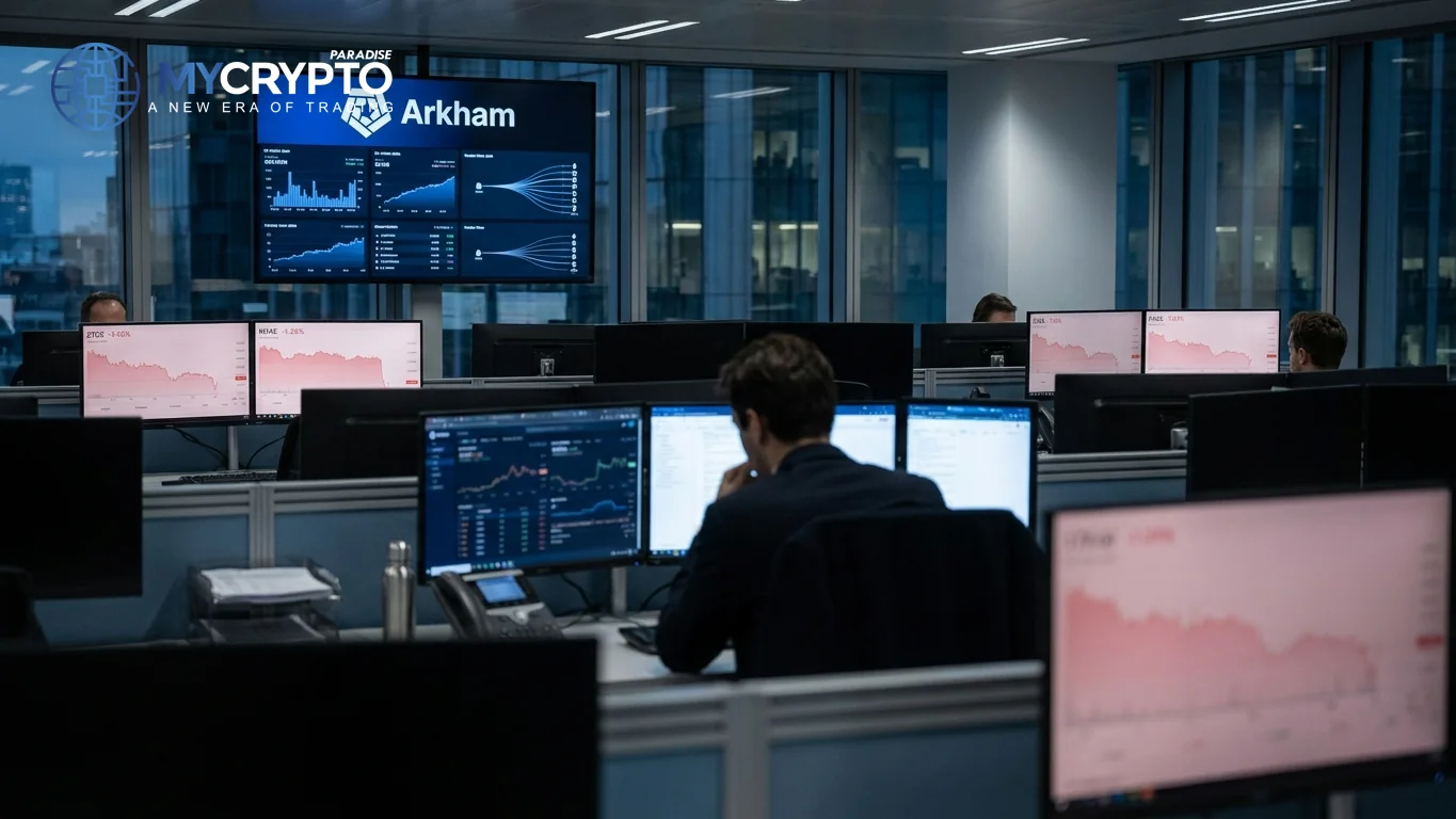 Arkham promotes AI trading guide as spot volume thins