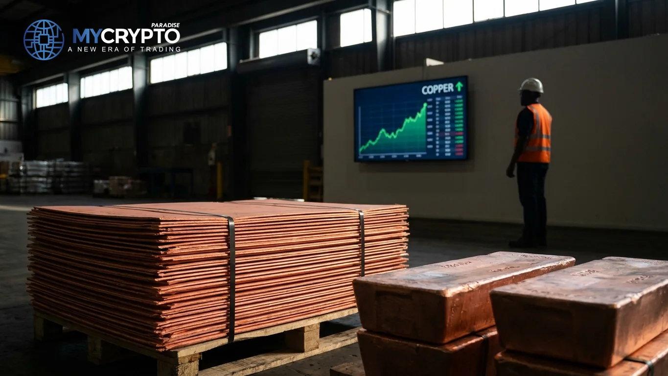 Copper hits record $14,617 a ton as tariff fears build