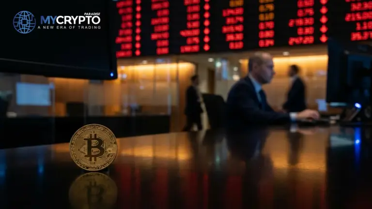 Bitcoin falls as oil tops $100 and yields push higher