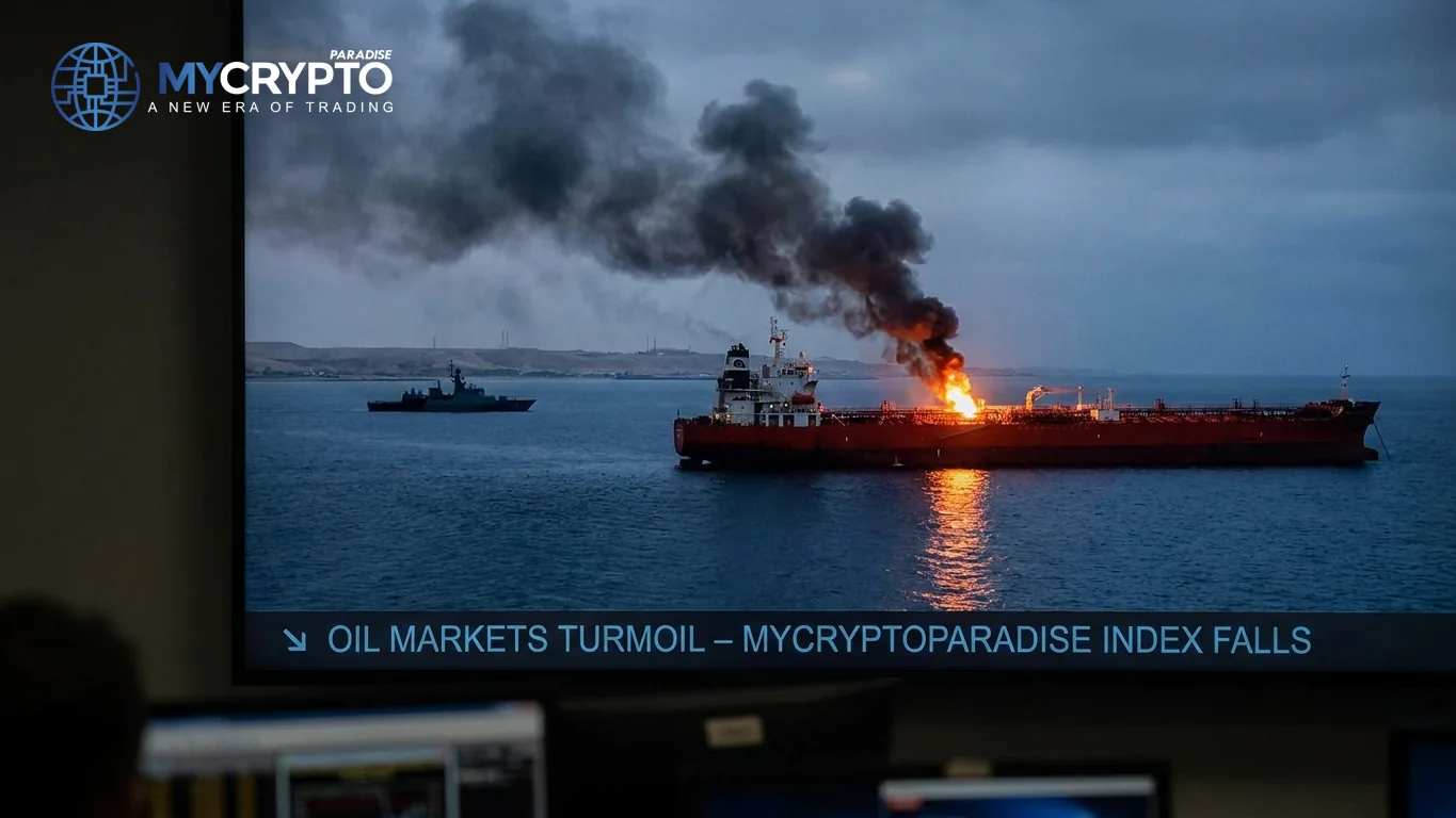 Explosion hits an oil tanker near the Strait of Hormuz