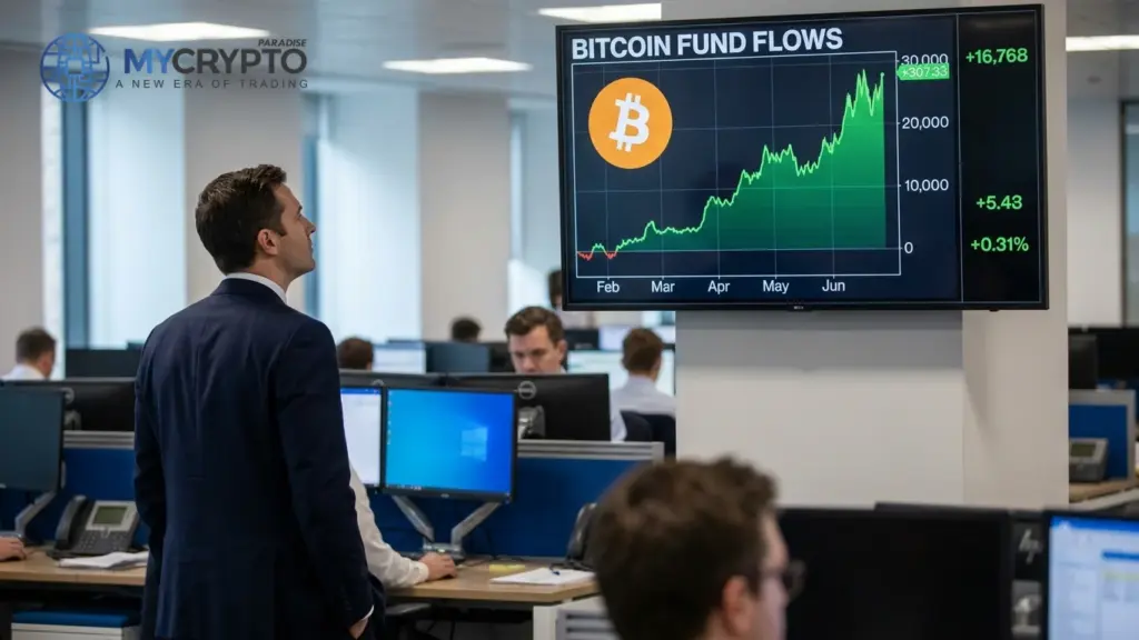Bitcoin ETF flows swing positive after summer deficit